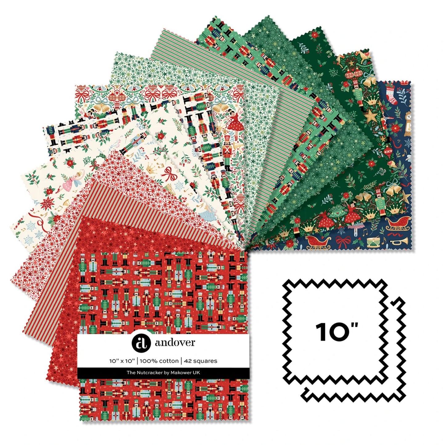 The Nutcracker 10 Inch Squares