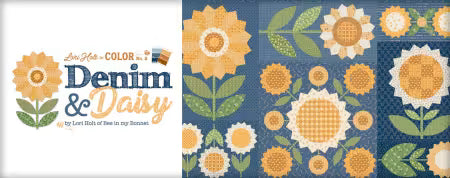 Denim & Daisy 5in Squares, 42pcs